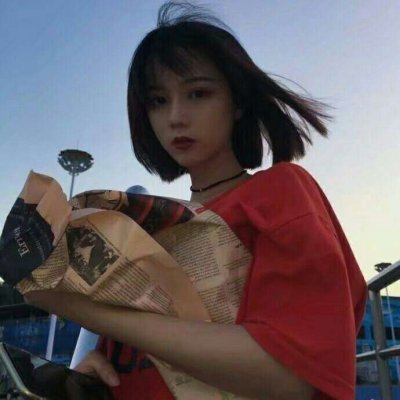 24张高清高冷霸气短发女生头像合集