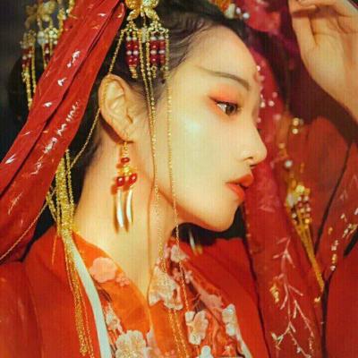 古风红嫁衣女生头像来啦！19张高清唯美红妆美人图合集