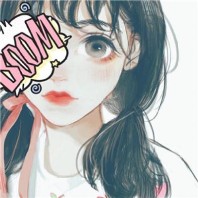 女生动漫手绘头像合集 18张个性好看的手绘女生头像