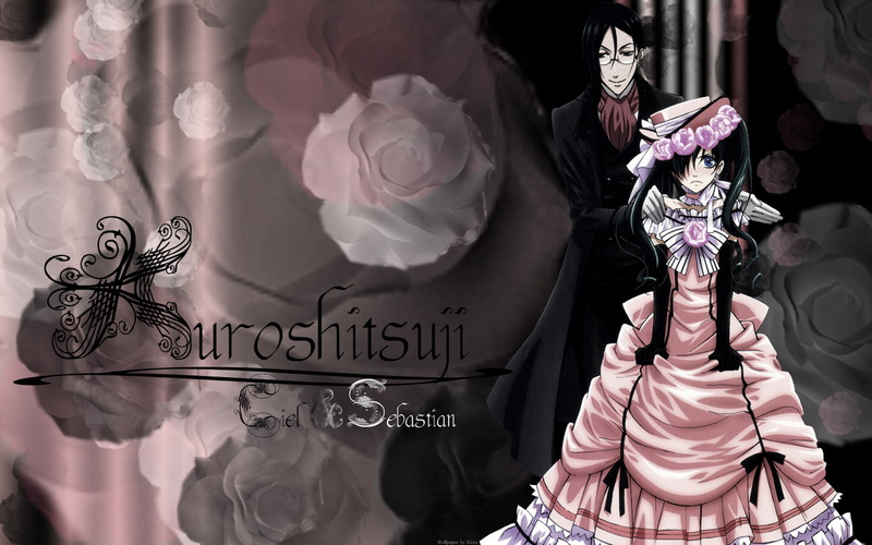 《黑执事》经典角色壁纸合集 塞巴斯蒂安与夏尔的绝美瞬间