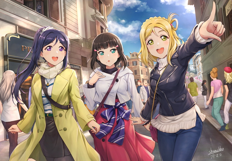 LoveLive!Sunshine!!高清壁纸合集 黑泽黛雅松浦果南等角色