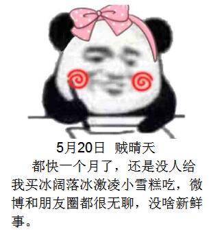 520单身狗整活！熊猫头写日记吐槽记仇表情包火了