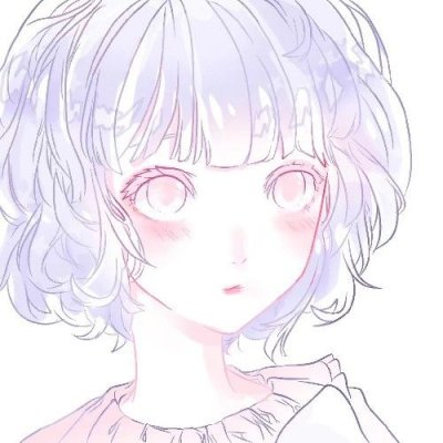 8张清新简约风动漫女生头像 高清好看直接存