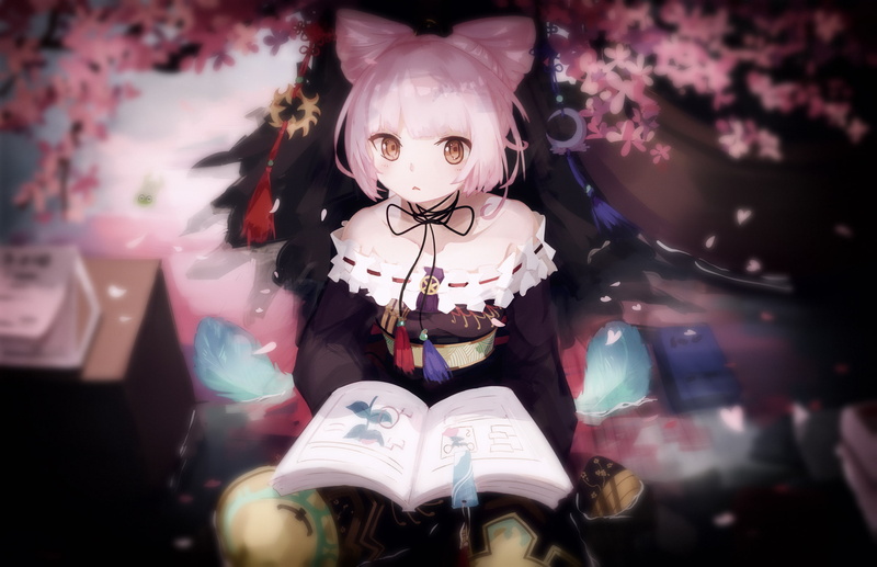 粉色猫耳少女壁纸合集