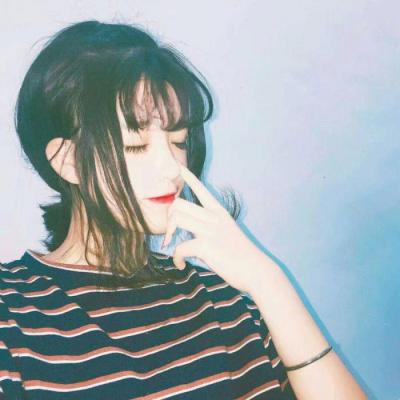 蓝色系小清新女生QQ头像合集！16张高清图直接存