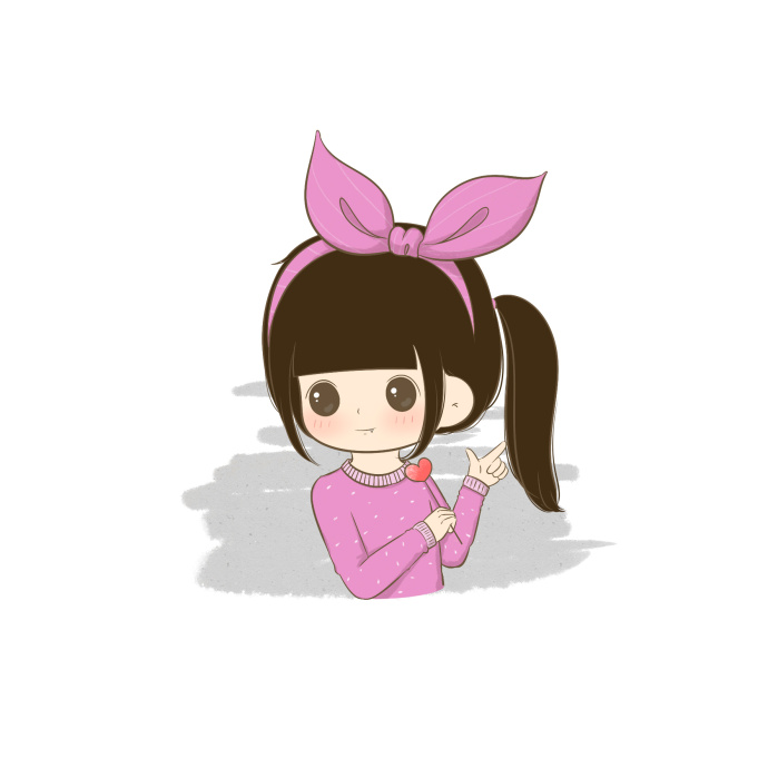 8张软萌萝莉漫画头像 可爱女生漫画头像合集