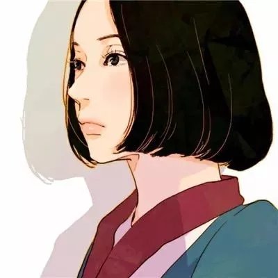 18张超绝！女生简约风手绘头像合集