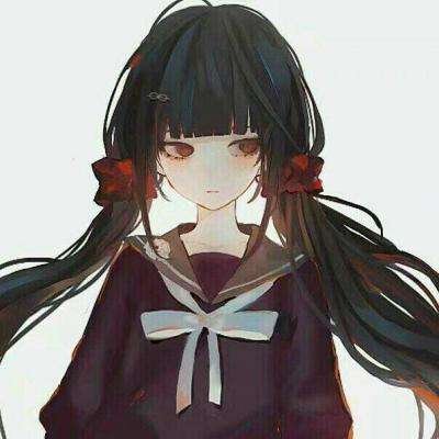 7张高清动漫暗黑萝莉头像 女生头像素材合集
