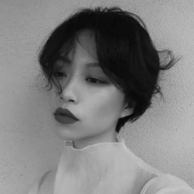 20张高清女生伤感黑白QQ头像 氛围感拉满