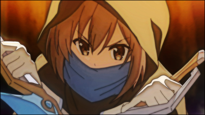 紫罗兰永恒花园金发少女 户外店铺陈列壁纸