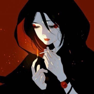 21张高清暗黑系二次元女生头像 氛围感拉满