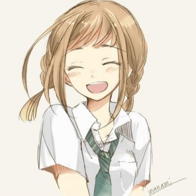 15张高清清新校园风动漫女生头像合集