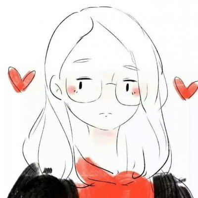 20张高清简约款！女生动漫手绘微信头像合集