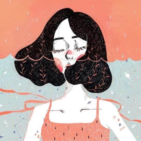 24张高清手绘款！超酷动漫女生头像合集