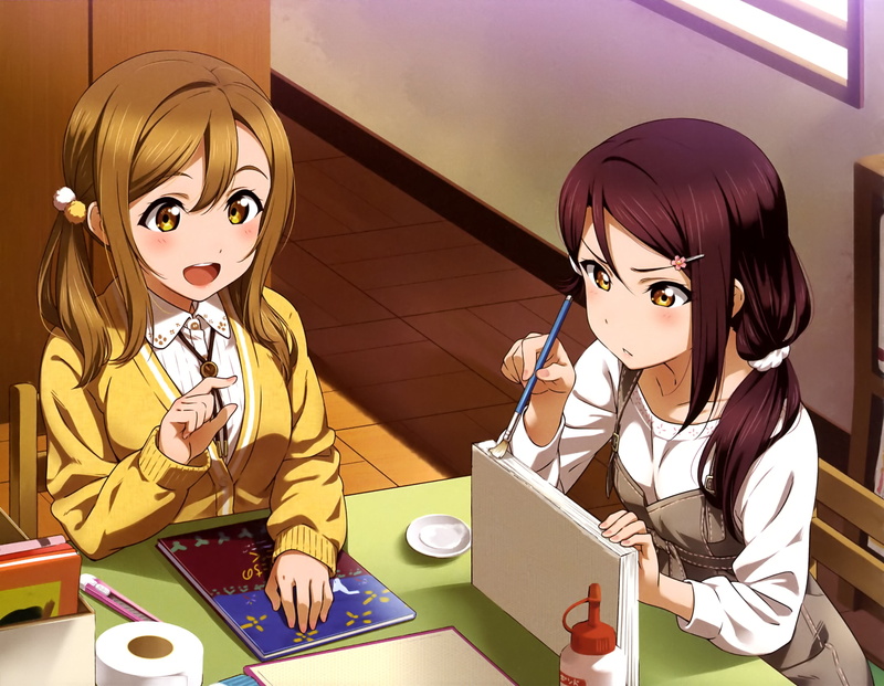 《LoveLive!Sunshine!!》樱内梨子&国木田花丸 2K高清壁纸