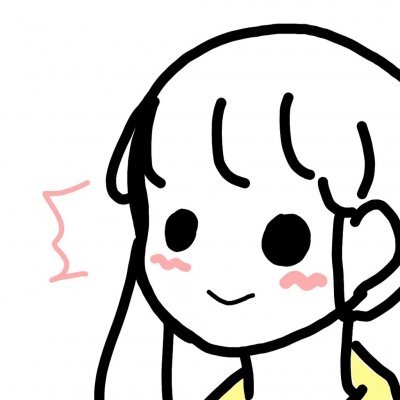 16张可爱女生黑白简笔画头像 高清无水印合集