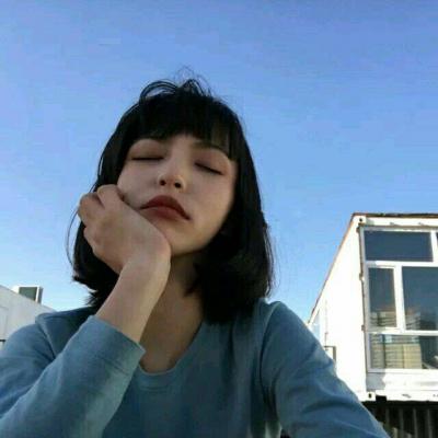 8张高清小清新蓝色系女生头像 氛围感拉满