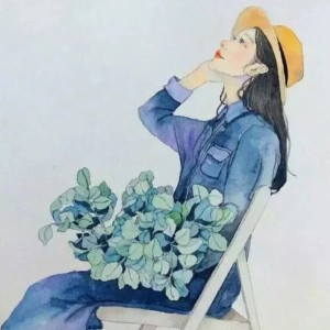 带着满满心事的女生头像 单张分享