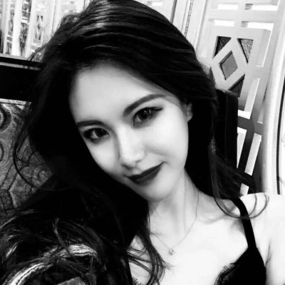 13张高清黑白高冷女生头像 氛围感拉满