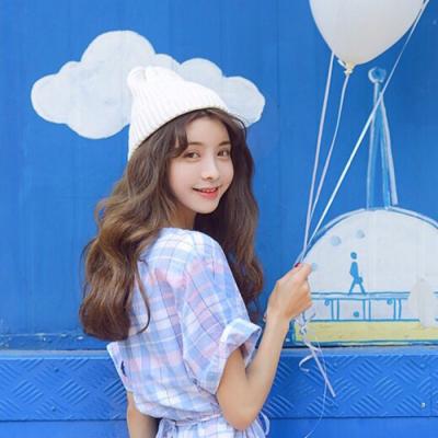 蓝色系小清新女生QQ头像合集！16张高清图直接存