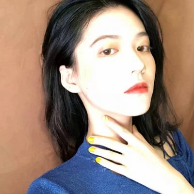 36张高清小清新浅蓝色女生头像合集