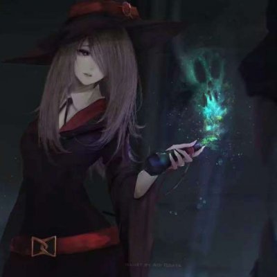 32张高清二次元黑暗系女生头像 漫画风丧系氛围感拉满