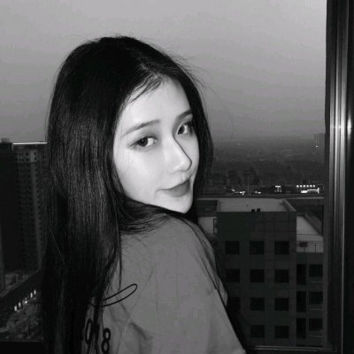 36张高清高冷孤傲黑白女生头像合集