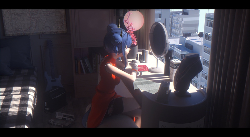 明日方舟干员陈 萌系画师同人4K壁纸