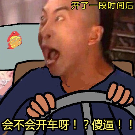 开车也能修炼心态？这套学车表情包太真实了