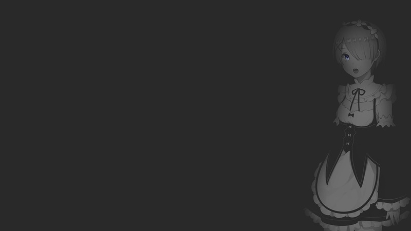 从《Re：从零开始的异世界生活》挖出来的绝美单色同人壁纸