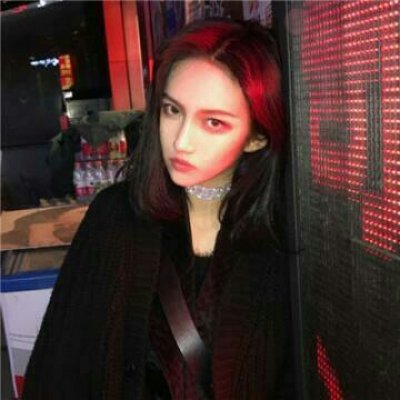 25张高清好看的非主流黑暗系女生头像合集