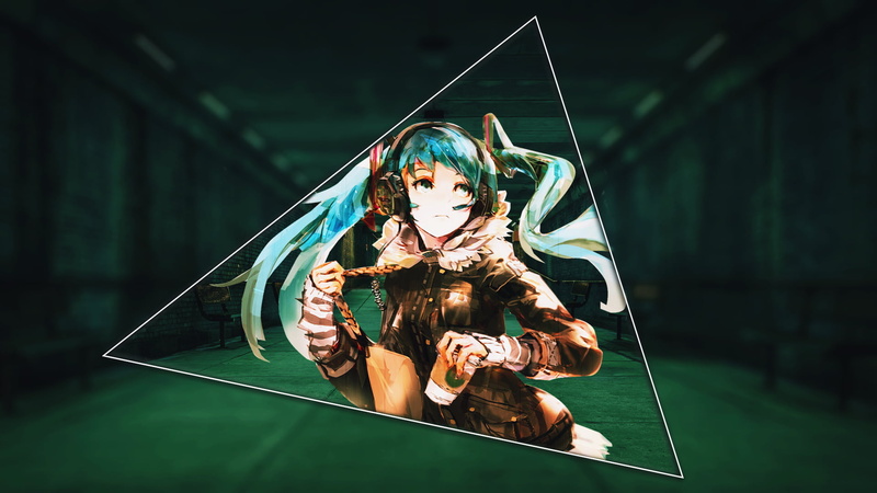 快看！1080P超清蓝发动漫少女壁纸合集