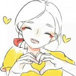 20张高清简约款！女生动漫手绘微信头像合集