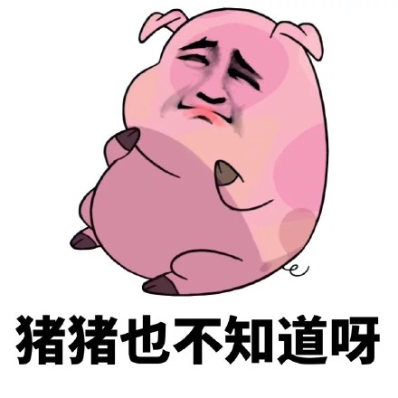 这套猪猪表情包，主打一个“不关猪猪的事”