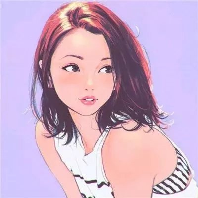 18张超绝！女生简约风手绘头像合集