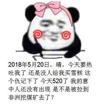 520单身狗整活！熊猫头写日记吐槽记仇表情包火了
