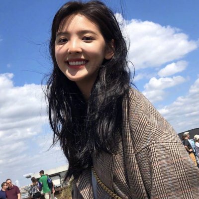 36张高清小清新浅蓝色女生头像合集