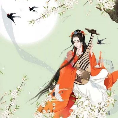 带武侠感的高清古风动漫女生头像 12张好看女头合集