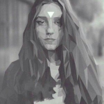 自带冷感氛围感！这张黑白女生头像有点不一样