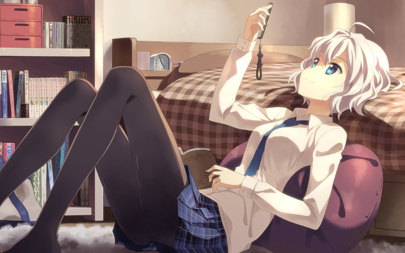 绝绝子！这套二次元女高壁纸直接戳中XP