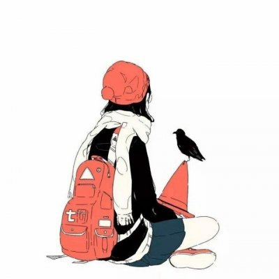 9张高清好看的动漫少女背影头像 女生头像合集