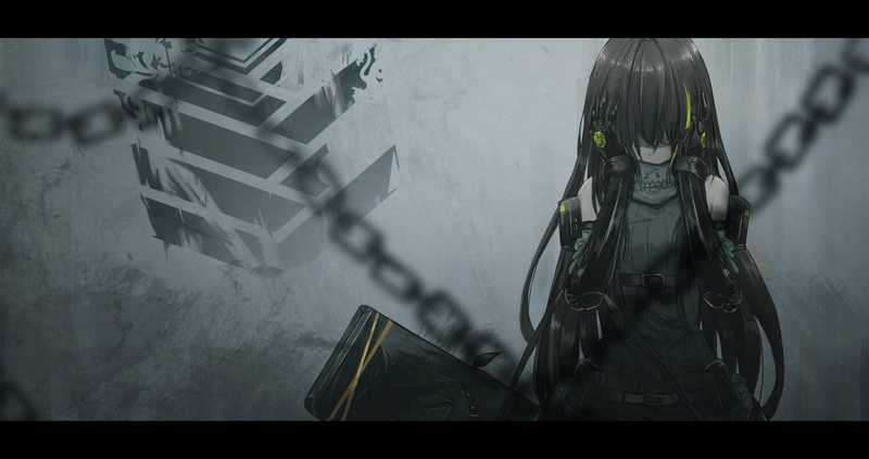 少女持枪速写壁纸｜少女前线AR15登场