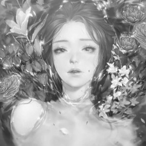黑白流泪女生头像合集 15张高清素材上线