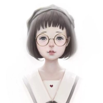 26张高清简约款！适合当微信头像的手绘女生头像合集