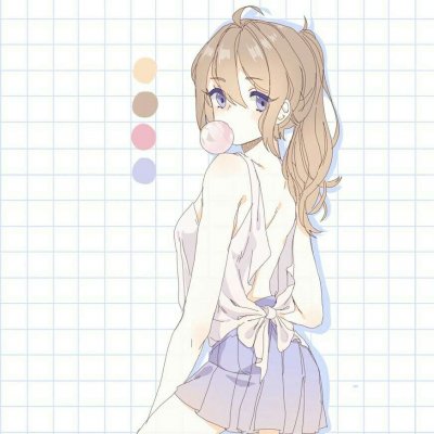 28张软萌萝莉风二次元动漫女头 高清可爱女生头像