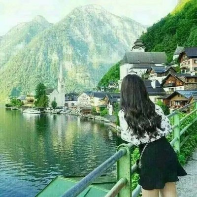 15张高清好看的绿色系女生头像合集