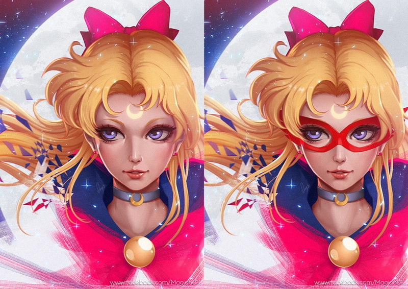 美少女动漫壁纸合集 720P高清 sailor服少女登场
