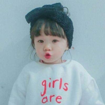 女生萌娃高清头像合集 30张可爱软萌小女孩头像图