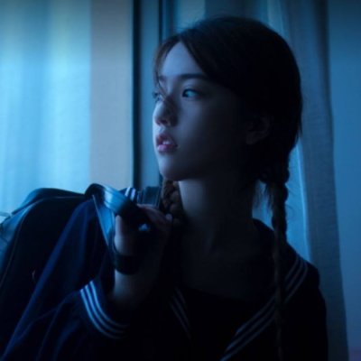 蓝色控狂喜！36张原宿风蓝色系女生头像合集