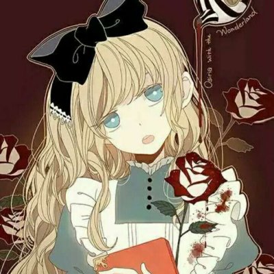 暗黑系二次元病态女生头像 21张高清恐怖风格图合集